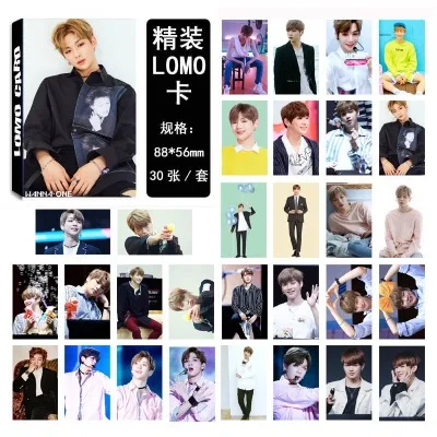 30 шт./компл. KPOP WANNA один альбом 0+ 1 = 1 я обещаем вам фото карты DIY Lomo открытка-приглашение Kawaii канцелярские принадлежности подарок - Цвет: 4
