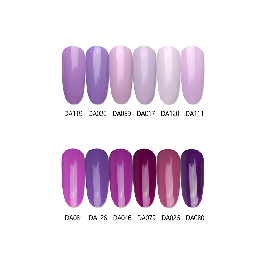 Nail Art Design Salon Lavender Color Purple Series Led Nail Gel Polish Long  Lasting UV Gel Nail Varnish|Nail Gel| - AliExpress