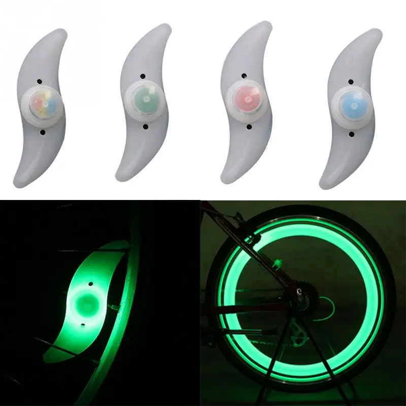 

New Bicycle Light with Battery 2017 Bike Accessories Bike Spoke Wheel Light Safe Bicycle lamp