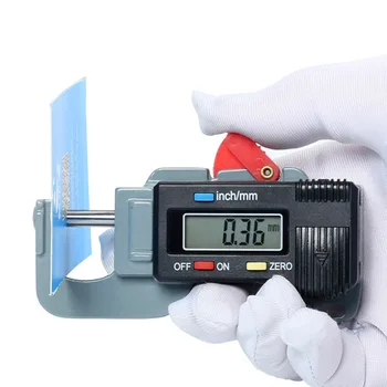 

Professional Precise Digital Thickness Gauge Meter Tester Micrometer 0 to 12.7m Caliper 0.01mm Resolution 1pc