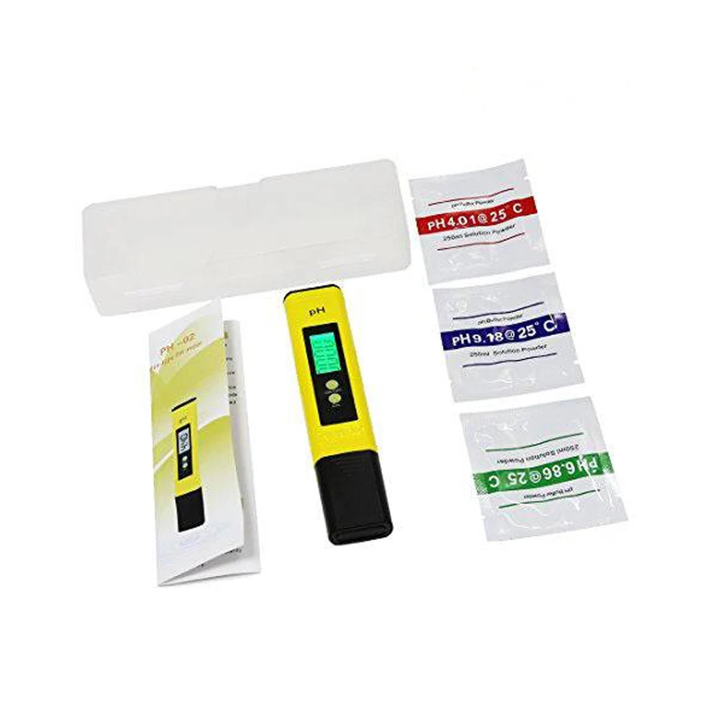 

Protable Digital PH Meter 0.01 PH High Accuracy Water Quality Tester PH Measurement Range Automatic calibration for Aquarium