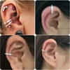 Boucles d'oreilles à Clip en cuivre CZ, bijou de Cartilage, Punk, Piercing, Non-Piercing, Clip, fausse oreille, bijoux Sexy pour femmes, 1 pièce ► Photo 3/6