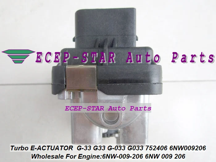 Turbo Electric Actuator G-33 G33 G-033 G033 752406 6NW009206 6NW-009-206 6NW 009 206 Turbocharger Boost Actuator wastegate (2)