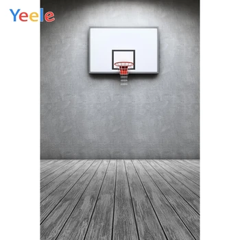 

Yeele Basketball Court Old Wall Wooden Board Portrait Photography Backgrounds Customized Photographic Backdrops for Photo Studio