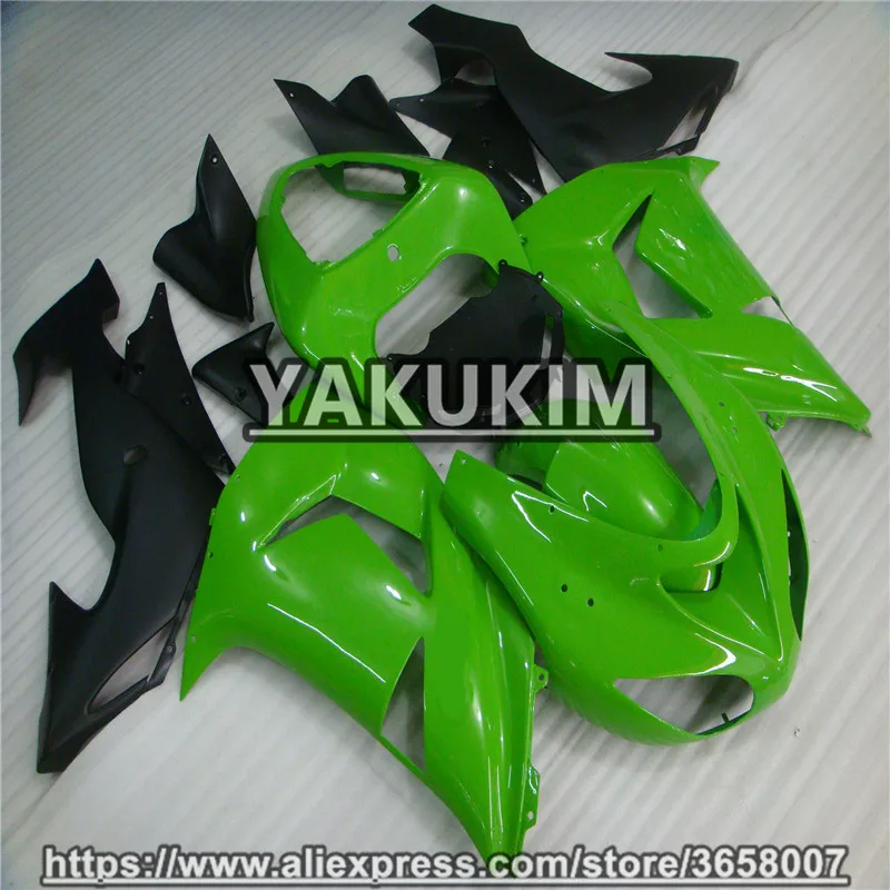 YAKUKIM ABS обтекатель Наборы для Kawasaki NINJA ZX-10R 06-07 Год 2006 2007 ZX10R 06 07 обтекатели для мотоциклов