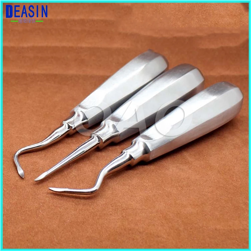 2018 DEASIN high quality dental elevators for teeth whitening curved