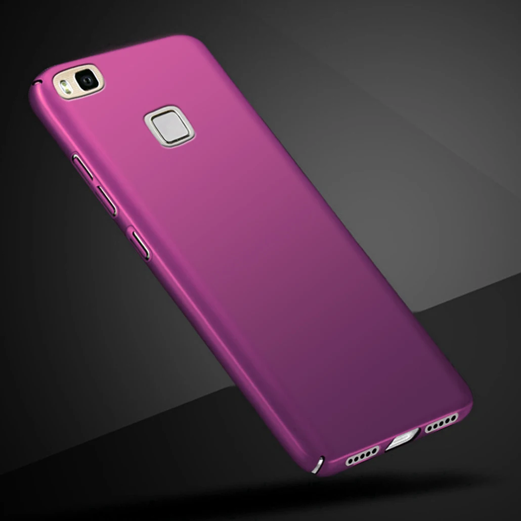 Purple Для huawei P9 lite чехол Роскошный huawei P9 lite чехол для телефона s для huawei P 9 lite P9lite задняя крышка Жесткий пластиковый Чехол-бампер - Цвет: Purple