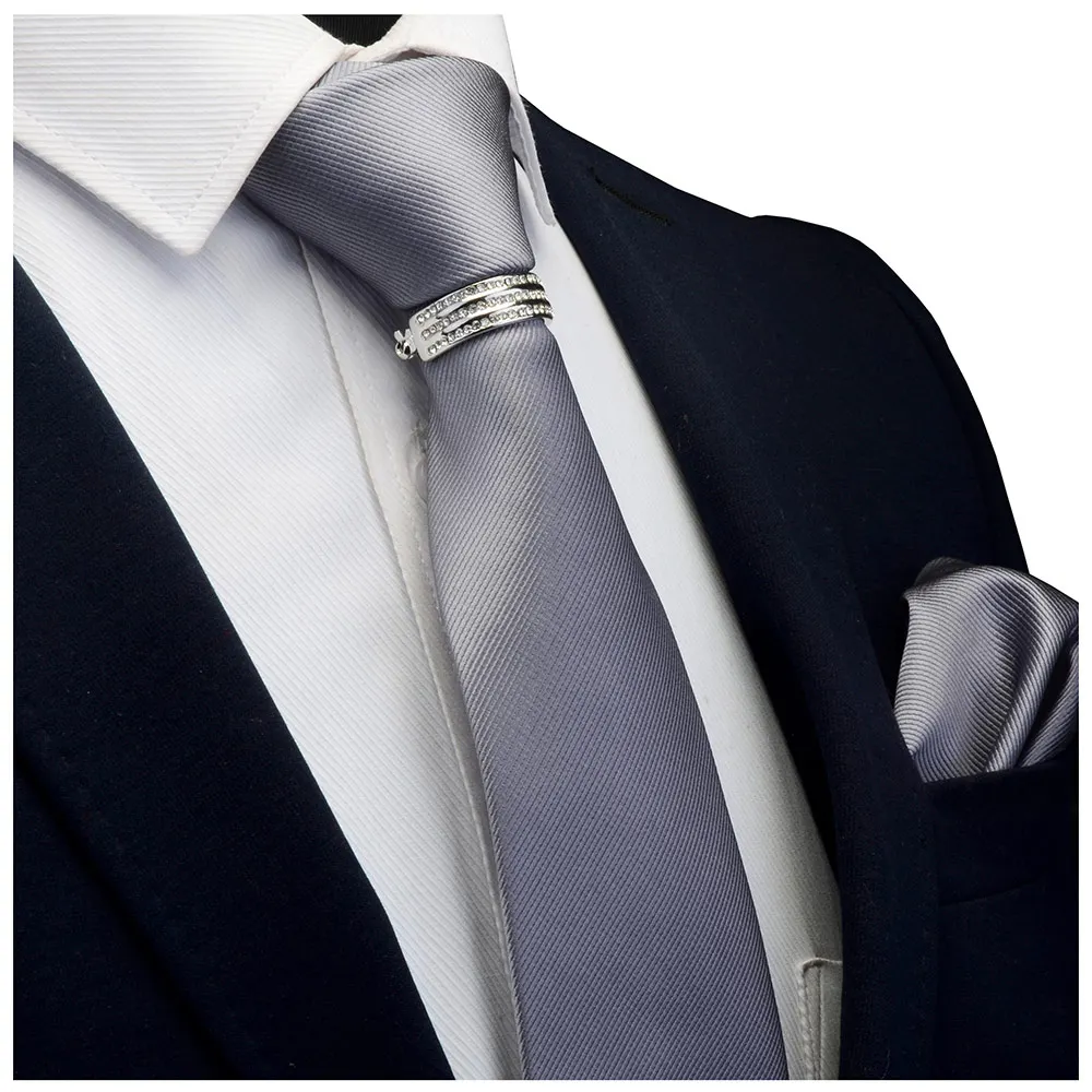 GUSLESON, дизайнер, однотонный мужской галстук, карман, квадратный галстук, застежка, набор, красный, желтый, зеленый, шелковые галстуки, костюм, свадебный бизнес - Цвет: 05S