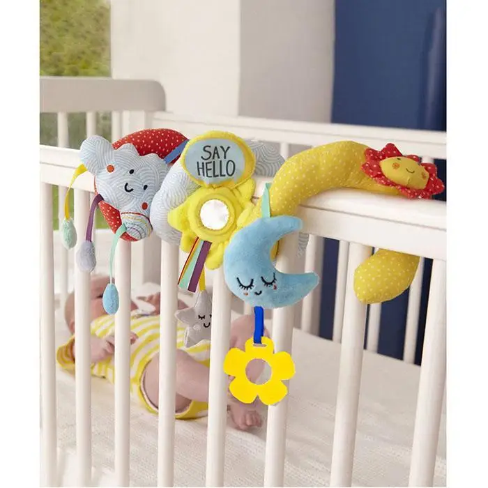 Мягкая детская кроватка кровать коляска игрушка спираль детские игрушки для новорожденных автомобильное кресло подвесное Bebe колокольчик