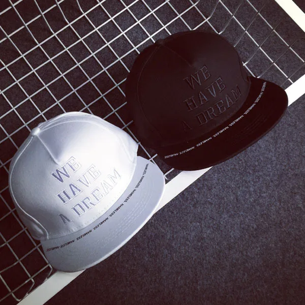 

New Fashion Summer Style Snapback Homme Casual Casquette Hip Hop Letter HAVE DREAM Casquette Baseball Caps Hats Feminino