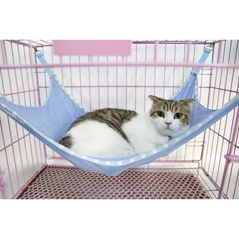 

Breathable Mesh Summer Cat Bed Pet Hammock for Pet Cat Rest & Cat Mats House Soft and Comfortable
