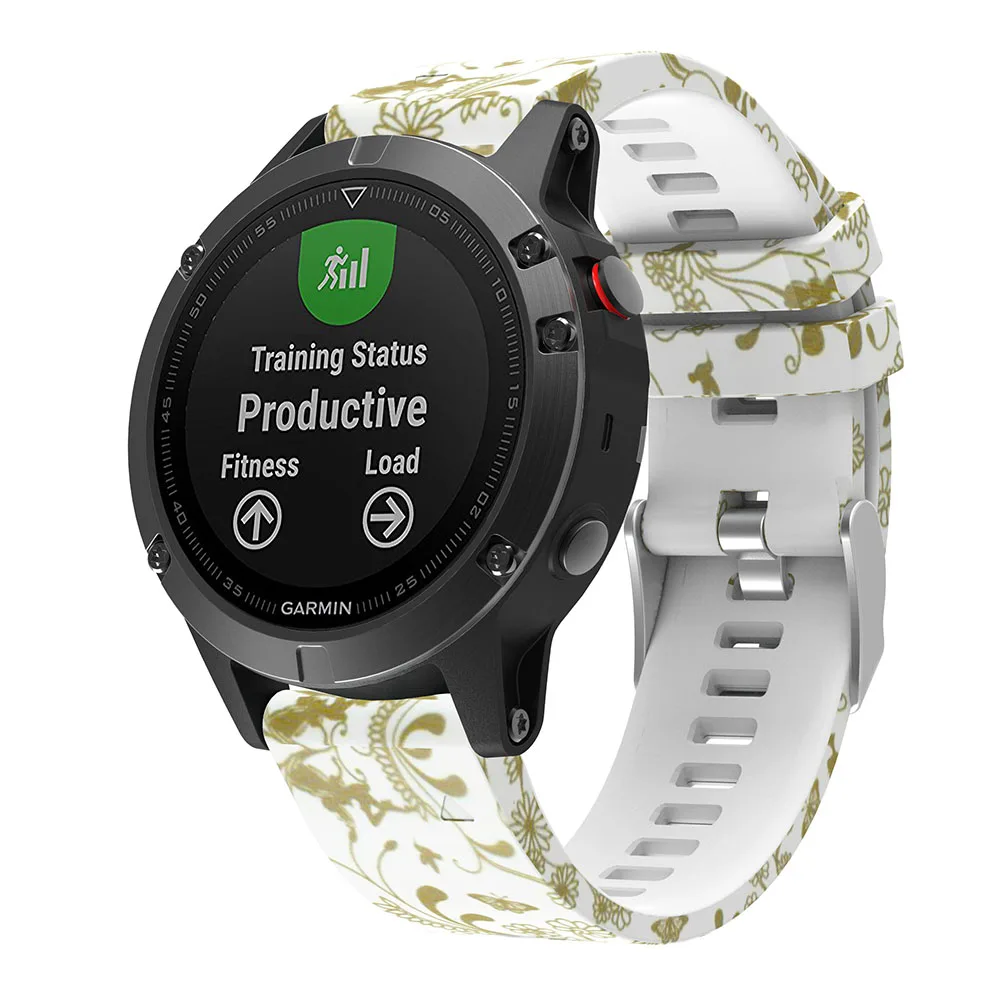 22 мм силиконовый спортивный ремешок для часов Ремешок для Garmin Fenix 6/6Pro/5 Plus/Quatix5 IR ir/Approach S60 Смарт часы браслет ремешок