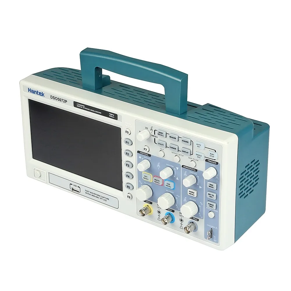 Hantek DSO5072P Осциллограф 2 канала 70 МГц Ручной Osciloscopio цифровые осциллографы USB lcd осциллограф диагностический инструмент