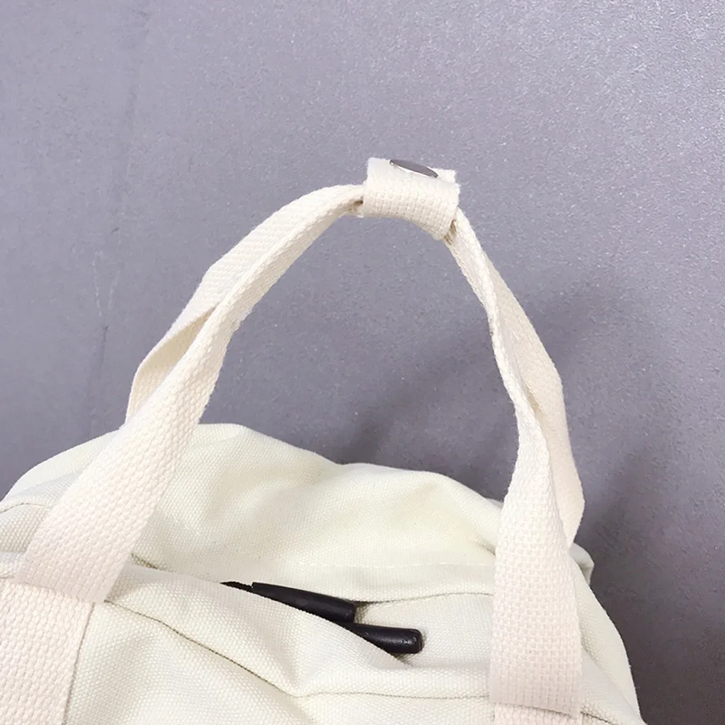 MOLAVE Backpacks Fashion Canvas Zipper Backpacks Solid Female Backpacks Travel Teenage Backpacks Girls bagpack mochila 8.JUNE.26