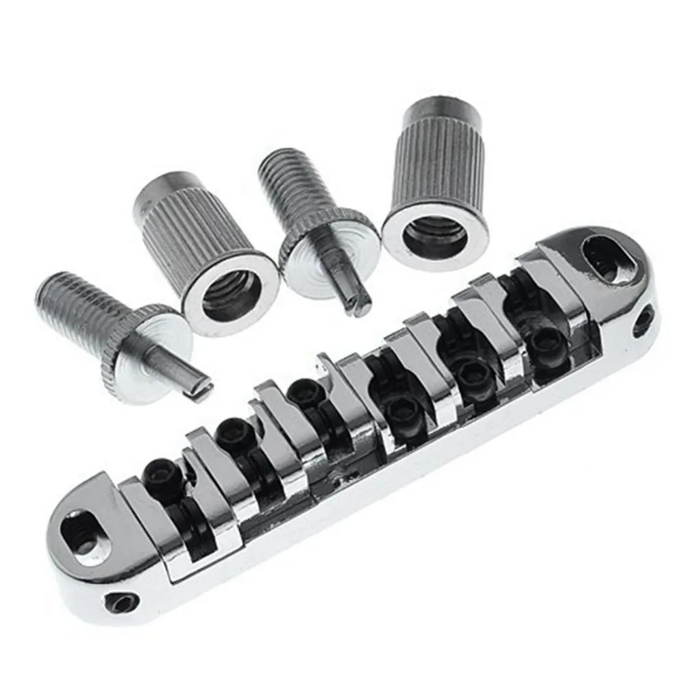 Set Locking Tune o matic Guitar Bridge Roller Saddle for Electric