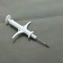 Одноразовый шприц имплантатор для инъекций 12x2 мм ямы в рыбе или других животных