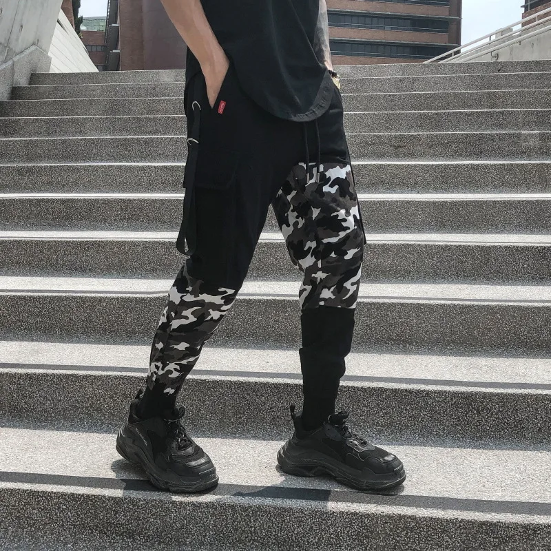  Novel ideas Splice Camo Pants ARMY CAMO HIP HOP JOGGERS Clothing Sweatpants US Size
