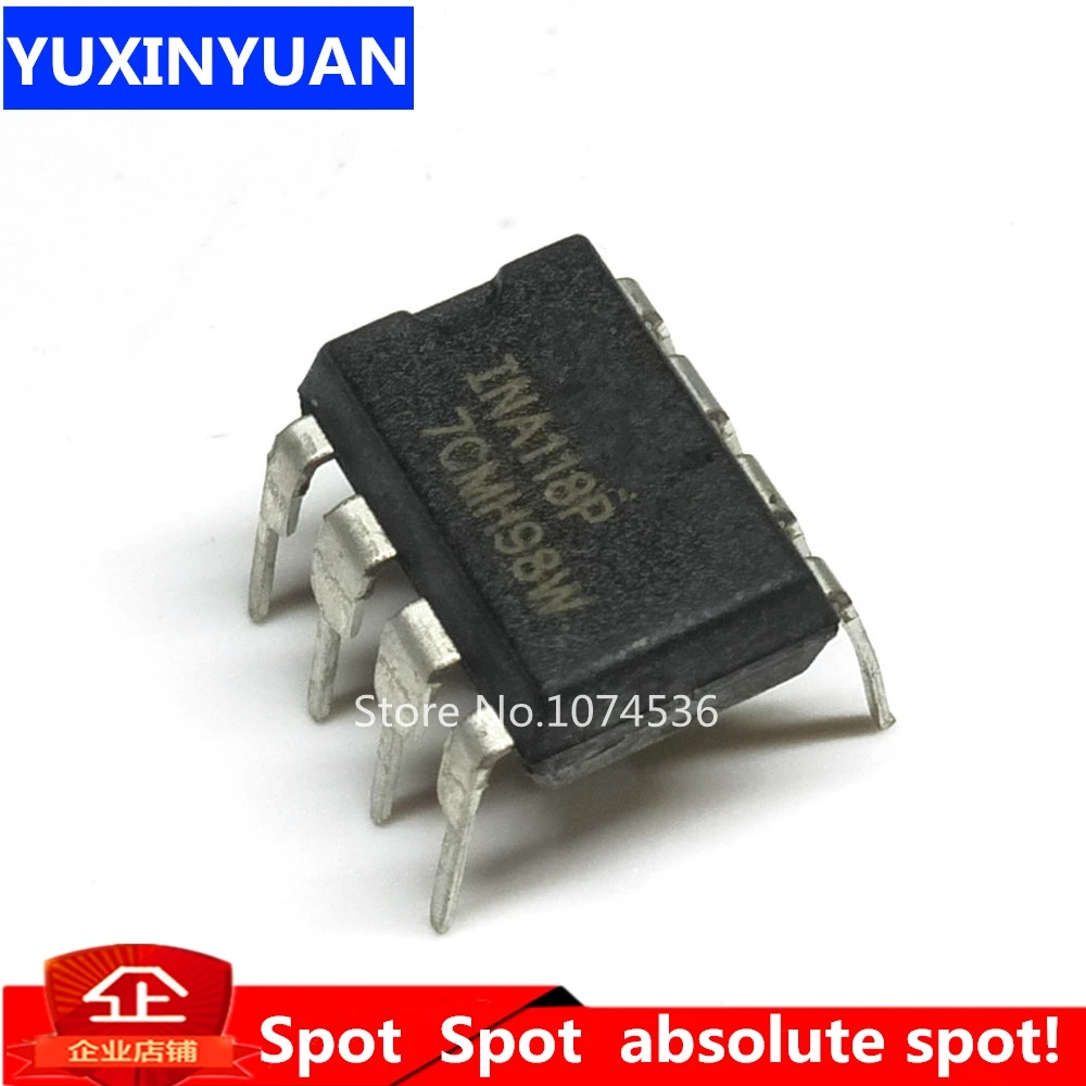 YUXINYUAN INA118P INA118 DIP8 IC OPAMP INSTR 800 кГц 8DIP 1 шт. | Электронные компоненты и принадлежности