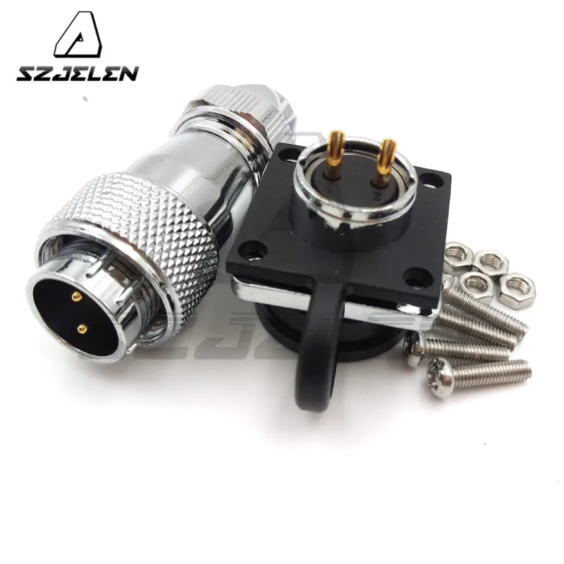 

SZJELEN WS16 series waterproof 2 pin , mainly used in automotive,industrial automation power connectors