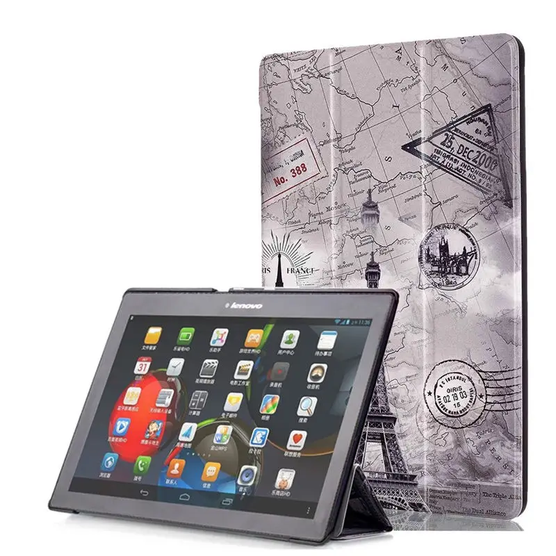 

Case For Lenovo Tab 2 A10-70 70F Protective Cover PU Leather Tab2 A10 70 A10-30 TAB3-X70 TAB2-X30F/M/L 10.1"Tablet PC Cover Case