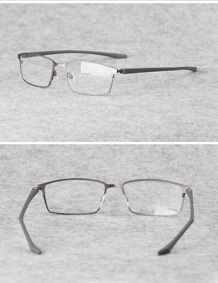 Новая модель очков оправа очки прозрачные очки Металл от близорукости, по рецепту мужские очки считывающий оптический рецептурный каркас