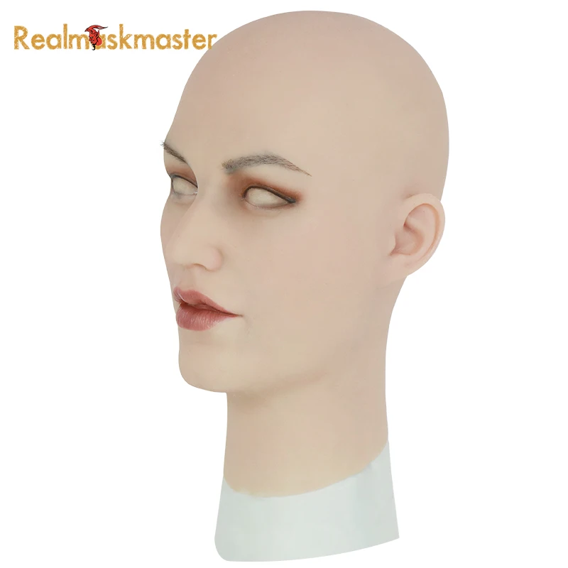 Realmaskmaster, силиконовая маска Ann, искусственная, с реалистичной кожей, маска для трансвеститов транссексуалов, для мужчин, транссексуалов, трансвеститов, трансвеститов, латексная Сексуальная