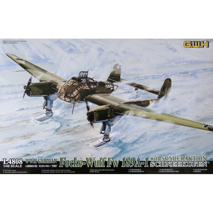 1/48 G.W.H L4808 немецкий Фиксатор Wulf Fw 189A 1 модель хобби|Наборы для сборки моделей| |