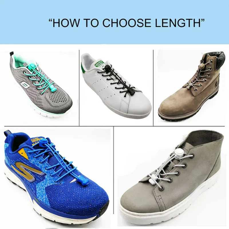 Lock Elastic shoeLace 22 Colors a Pair Of Locking Shoe Laces Elastic Sneaker Shoelaces Shoestrings Running/Jogging/Triathlon