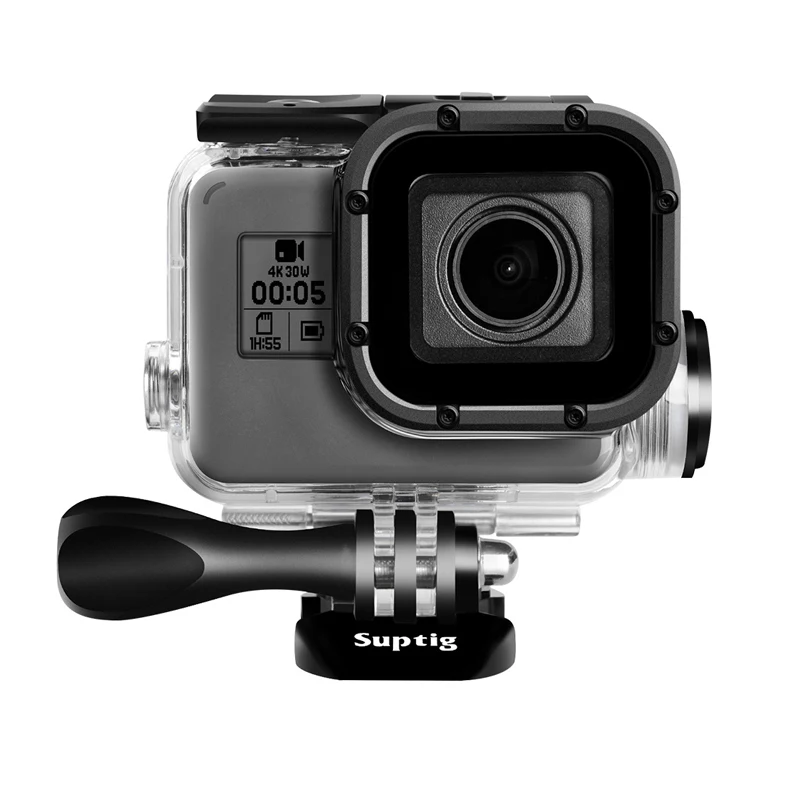 Charger Waterproof Case 50m Underwater Chargering shell Housing For Gopro Hero 3+ 4 5 6 7 Black Action Camera Accessories  (1)