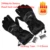 Las más! Batería de Litio Auto USB Guantes de Calefacción Eléctrica Al Aire Libre Guantes de Dedos y Volver a mano Calefacción
