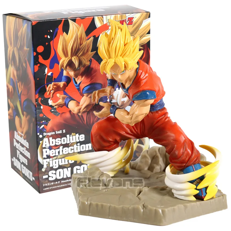 Dragon Ball Z APF Super Saiyan Son Goku/Vegeta/Future trunks ПВХ Коллекционная Фигурка DBZ фигурка игрушка - Цвет: Goku box