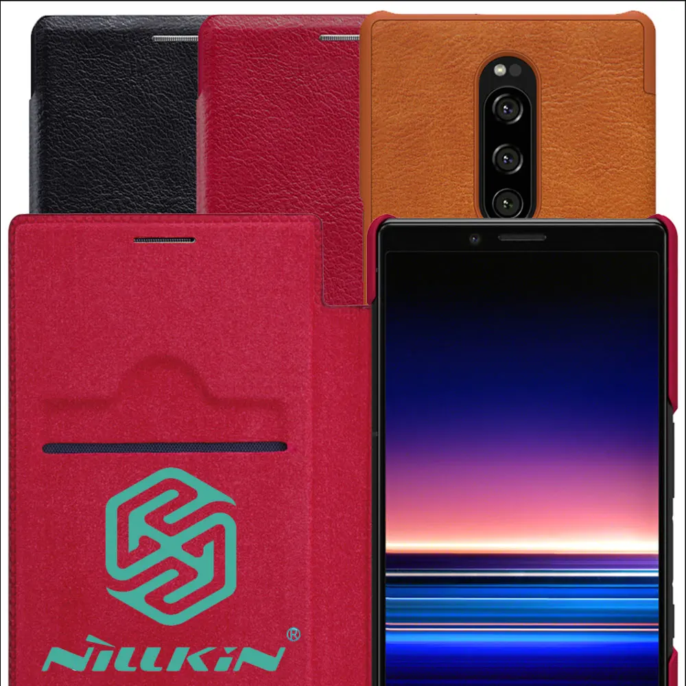 

Nillkin Qin Book Flip Leather Case Cover For Sony Xperia 1
