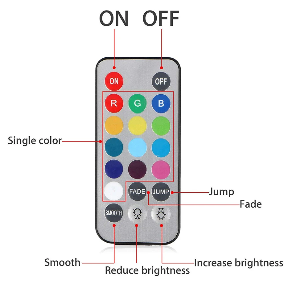 IP68 Водонепроницаемый светодиодный подводный светильник RGB красочный погружной светодиодный чайный светильник на батарейках ваза для аквариума Свадебная декоративная лампа