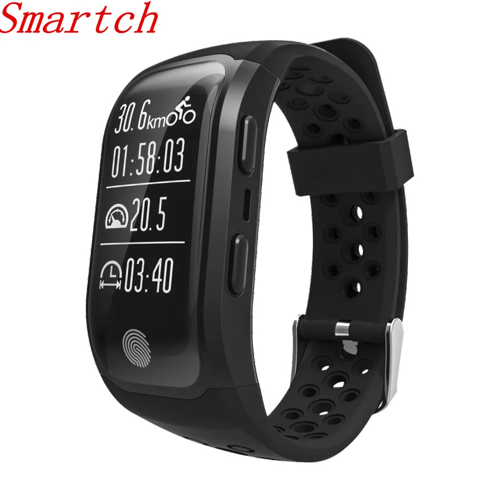 Smartch gps смарт-браслет S908 Поддержка интеллектуальное уведомление активность