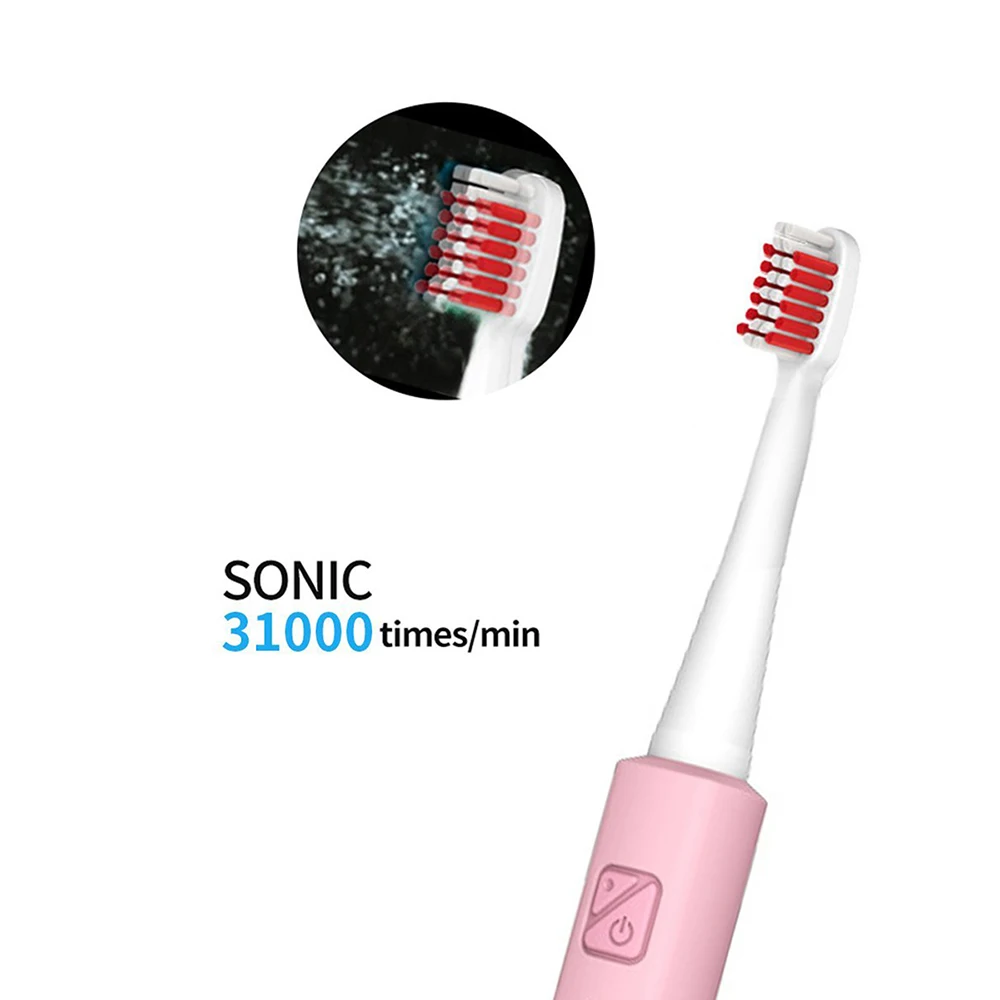 LANSUNG U1 Ультразвуковая электрическая зубная щетка для Зубная щётка Быстрая зарядка 2 мин таймер Водонепроницаемый дизайн с 3 режимами очистки подзаряжаемая зубная щетка
