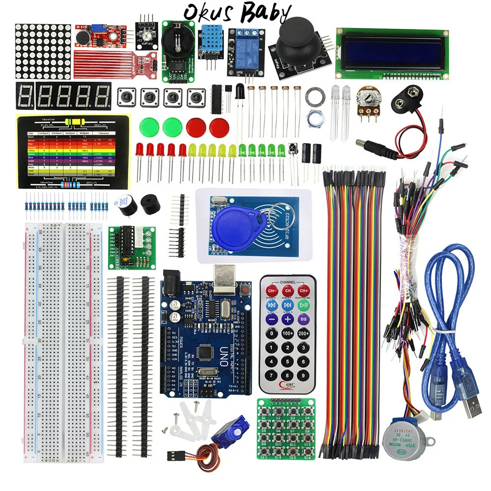 Новейший RFID стартовый набор для Arduino UNO R3 обновленная версия Обучающий набор с розничной коробкой