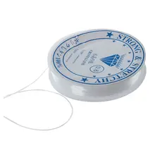 Прозрачный эластичный бисер тонкая струнная Хрустальная нить в рулоне