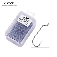 100 шт./кор. Лео бронзовых морских рыболовных крючков из высокоуглеродистой офсетная печать крутая круглая рыболовный крючок длинные Fishinghook высокое качество рыболовные снасти аксессуары чехол-книжка