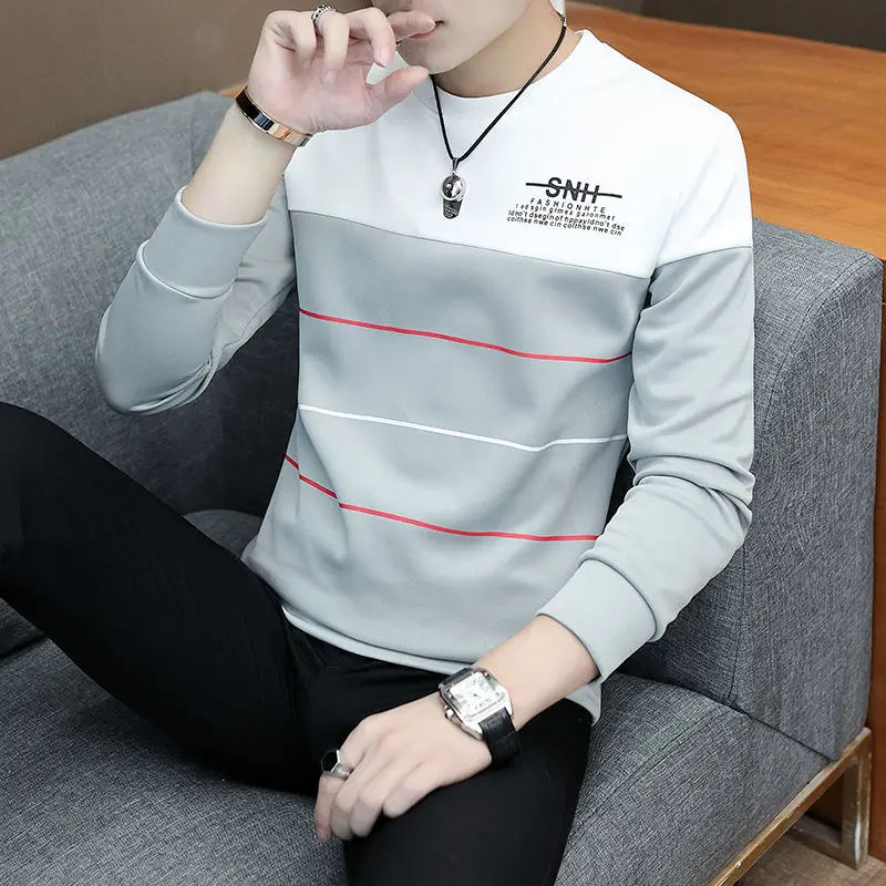 

SpringNew Korean Men's Clothes with Round Collar