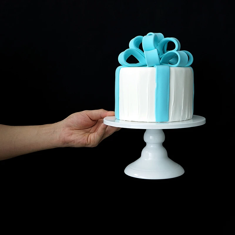 6 Pouces Blanc Gateau Stands En Metal Mariage Anniversaire Maison Fete Table Decoration Nourriture Cupcake Plaques Photo Cuisson Accessoires Aliexpress