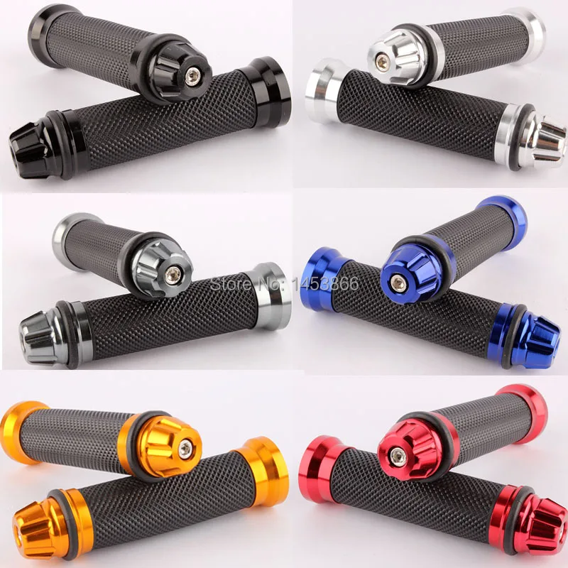 

CNC Motorcycle grips handle sets 7/8 inch 22MM Handlebars CNC Aluminum pedal car bikes cover grip