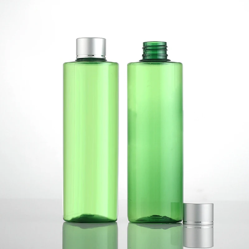 empty travel shampoo bottles