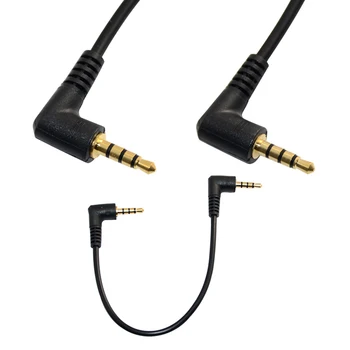

10pcs 3.5mm angle stereo TRRS Mini AV Jack 4 pole 4conductor Audio Cable Wire