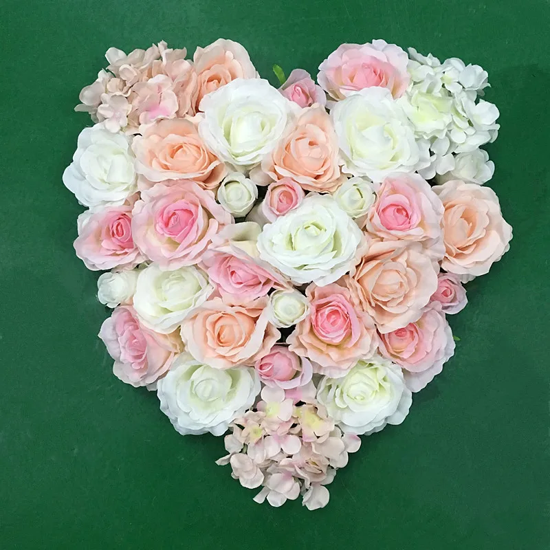 Artificial Silk Flower Wedding Decor Hydrangea Peony Rose Heart design for Wedding Arch Square Pavilion Corners Decorative Flore Artificial Silk Flower Wedding Decor Hydrangea Peony Rose Heart design for Wedding Arch Square Pavilion Corners Decorative Flore
