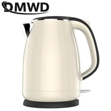 DMWD Электрический чайник из нержавеющей стали 1.8л, автоматический кипящий горшок, котел для нагрева горячей воды, теплоизоляция, чайник, нагреватель, ЕС, США