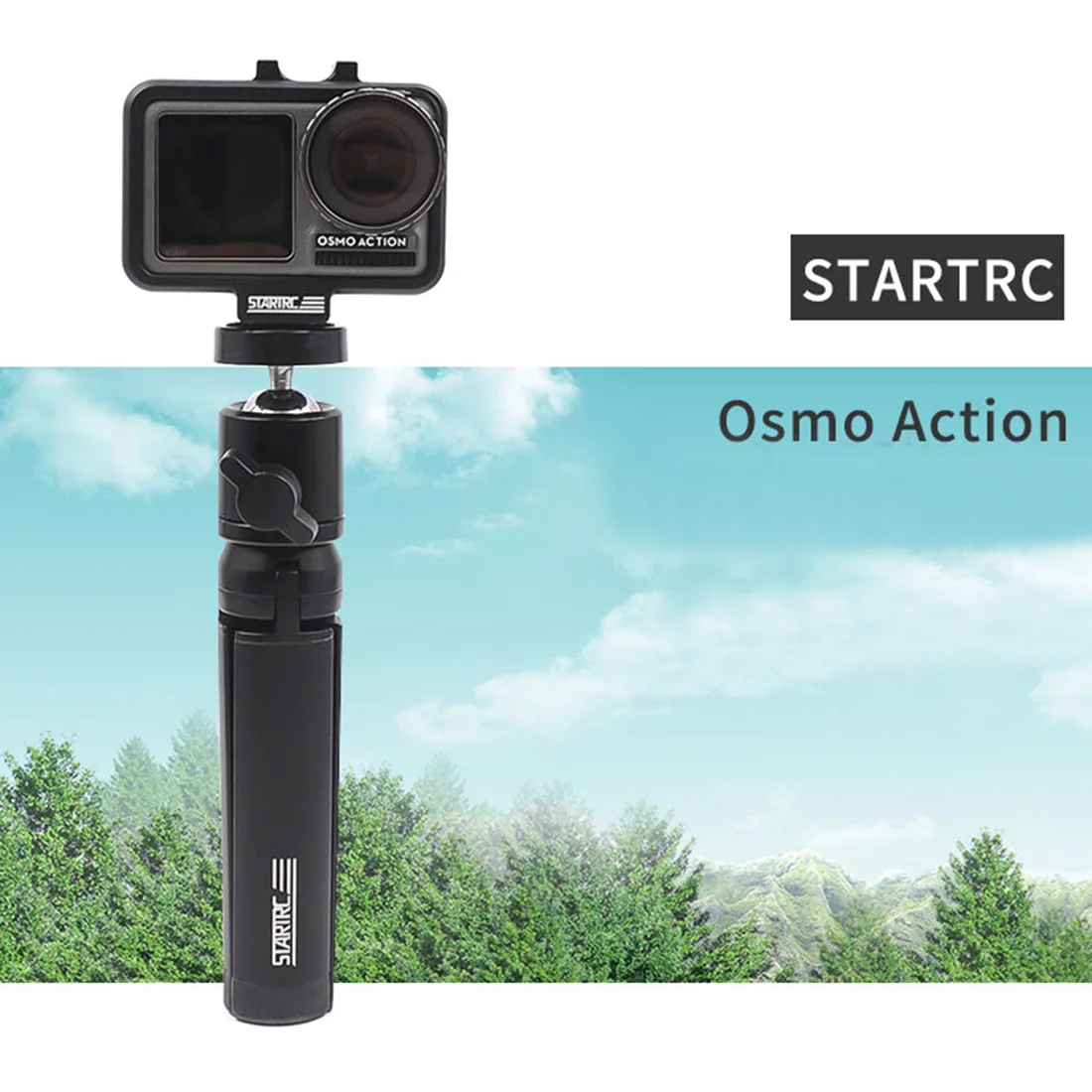 Ручной штатив hobbyinrc из алюминиевого сплава для спортивной экшн-камеры DJI OSMO-черный