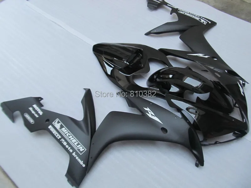 

Injection Mold  Fairing kit for YZFR1 04 05 06 YZF R1 2004 2005 2006 YZF1000 matte&gloss black Fairings set+7gifts YN33