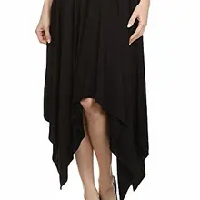 Женские летние большие Размеры 3xs-10xl Асимметричный Элегантный драпированные Midi A-Line низ притачном поясе шифоновая юбка saias Longue