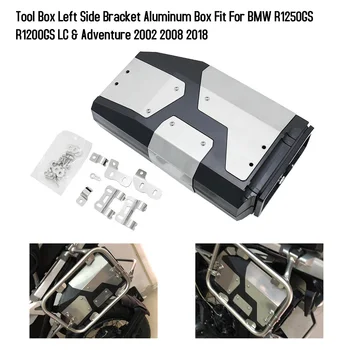

Left Side Bracket Fit Aluminum Box Motorcycle Accessory Tool Boxt For BMW R1250GS R1200GS LC & Adventure 2002 2008 2018