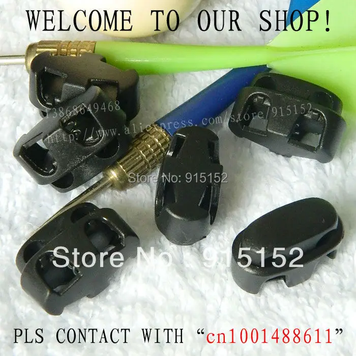

Free shipping Tuba cord lock, 2 Holes 14*23*12MM Black Cord Stopper, Spring Stopper, Nylon Lock Stopper 100pcs/lot
